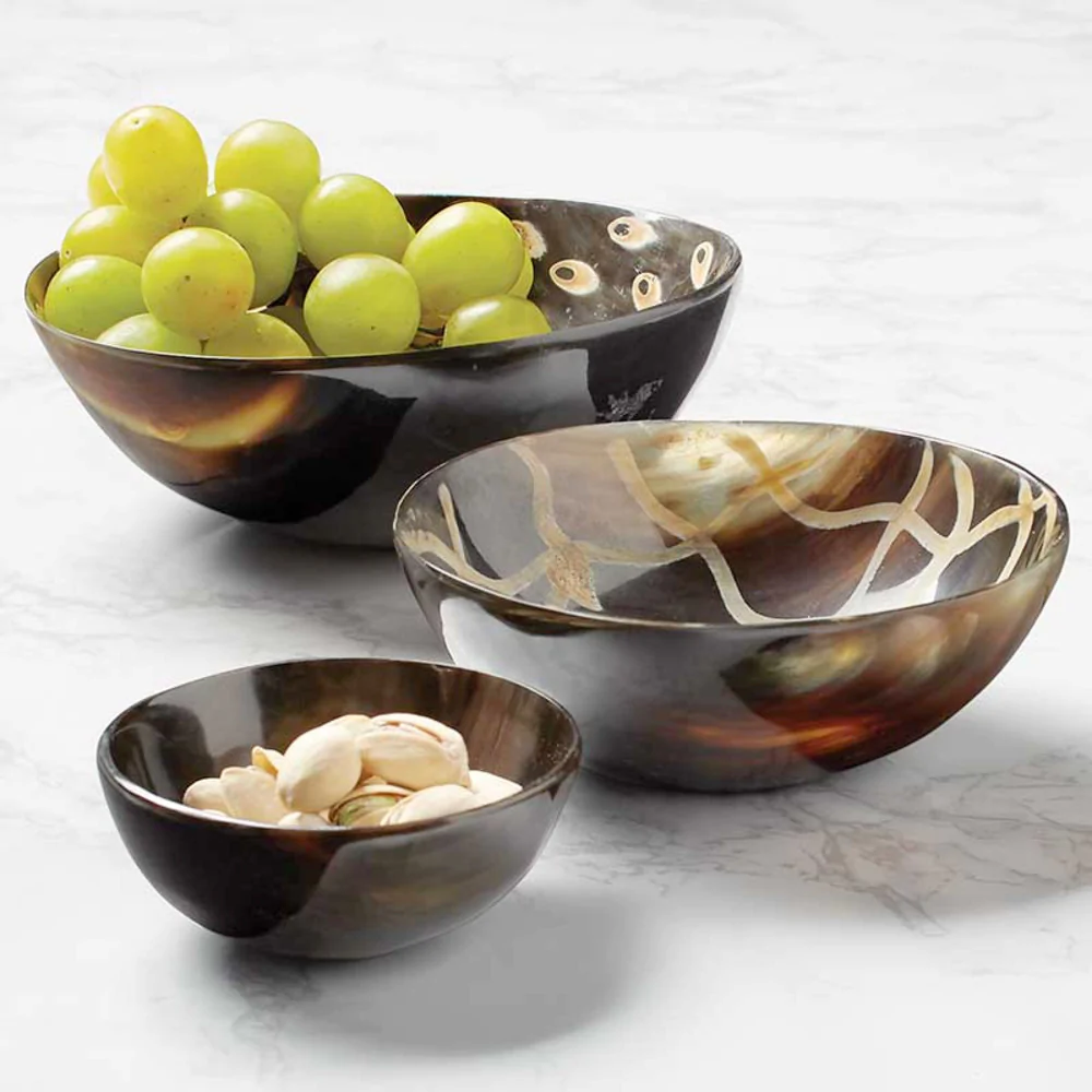 Horn Bowl For Multipurpose Use