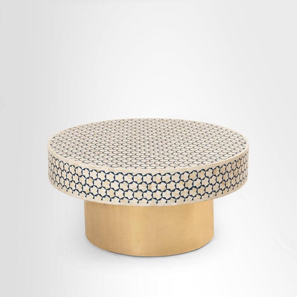 Bone Inlay Coffee Table