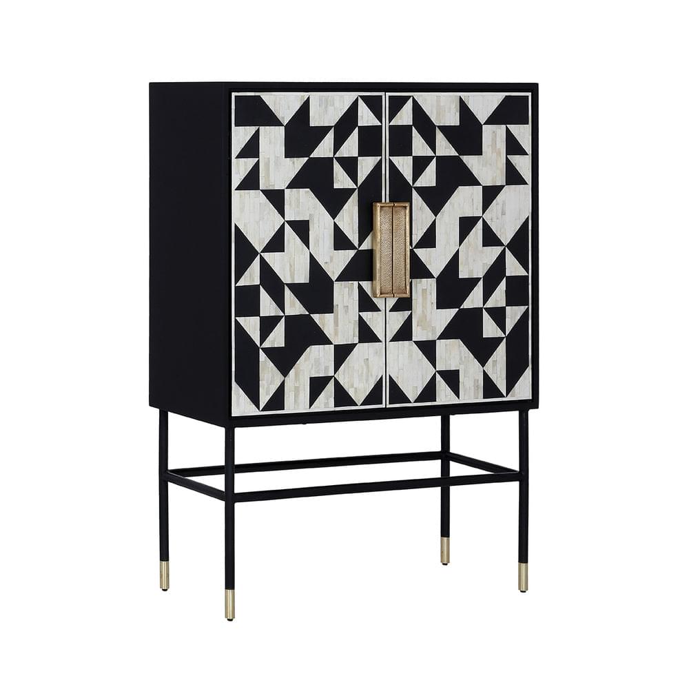 Bone Inlay Cabinet