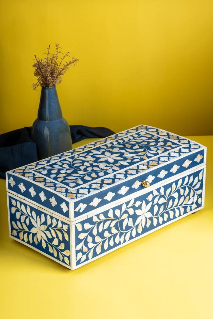 Mother Of Pearl Inlay Box