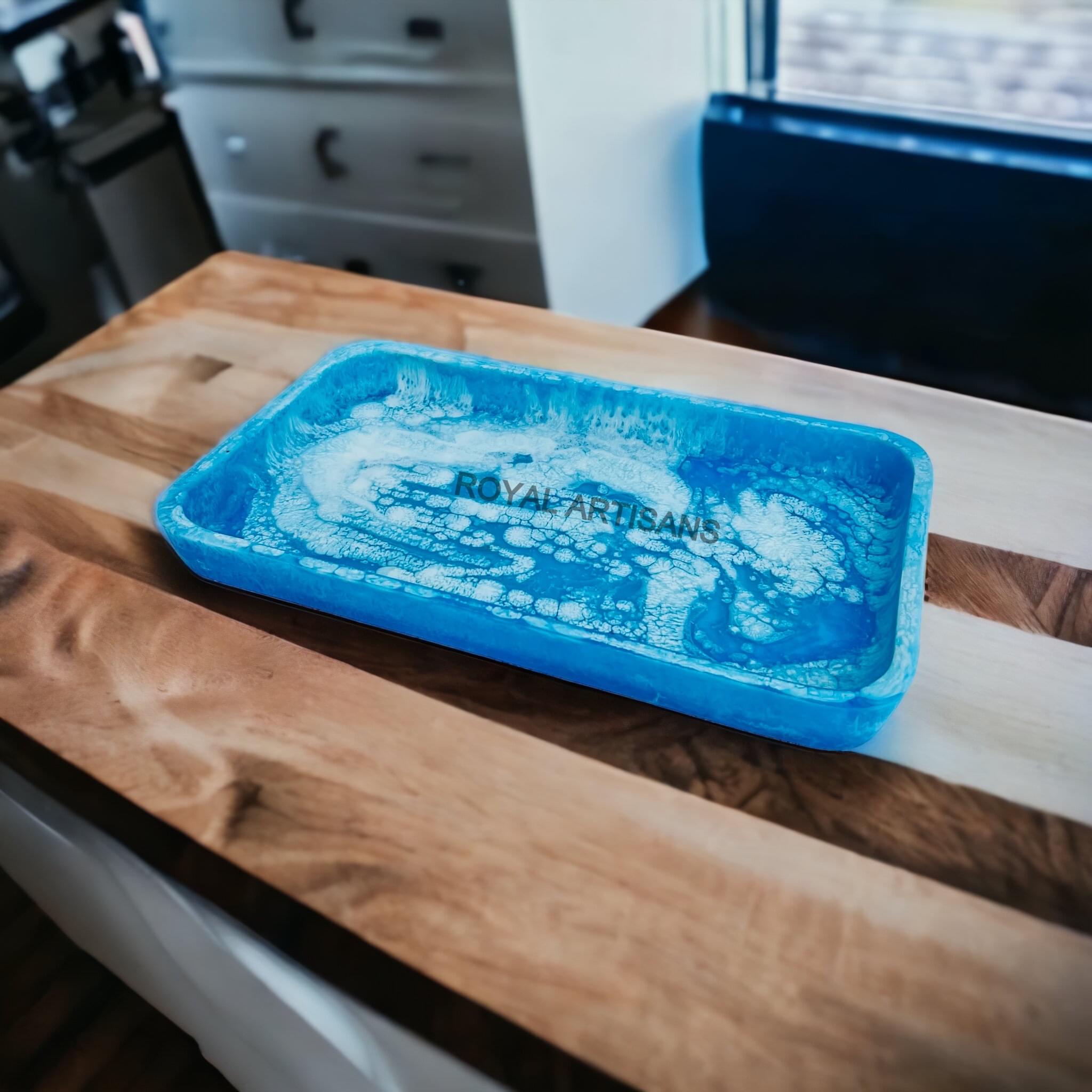 Handmade Resin Serving Tray