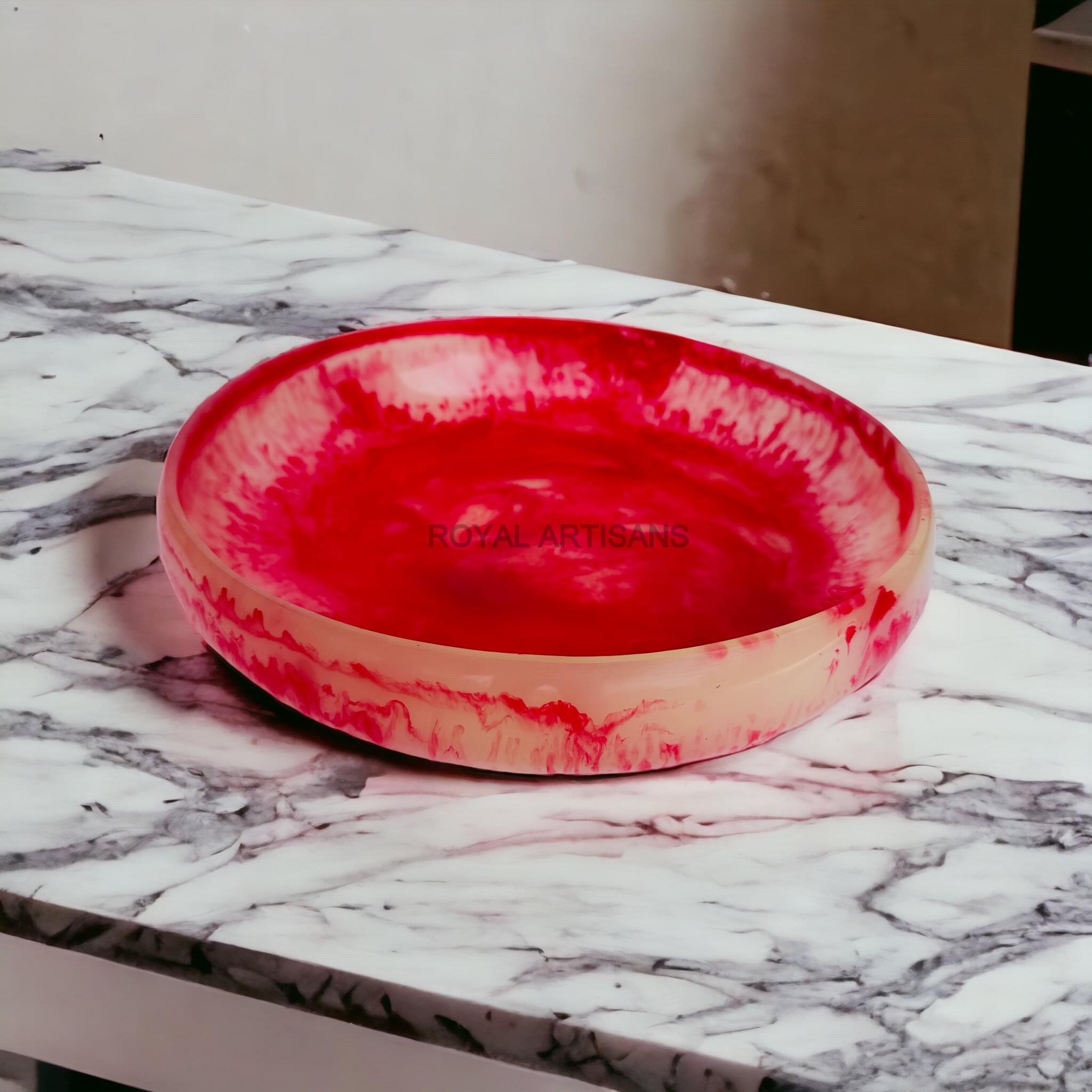 Handmade Resin Serving Bowl